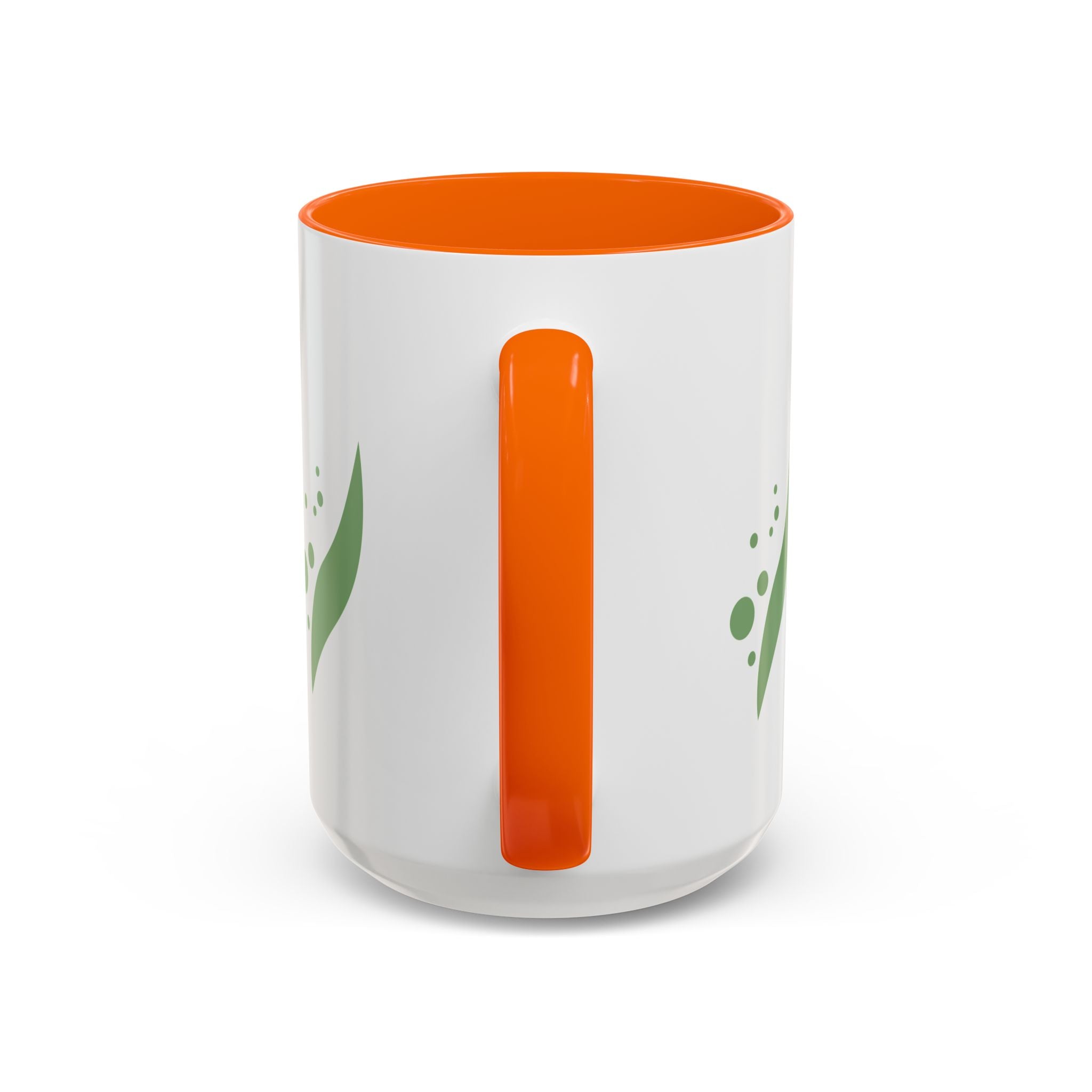 Greenery Accent Coffee Mug for Plant Lovers, Unique Tea Mug, Housewarming Gift, Eco-Friendly Mug, Garden Themed Kitchen Decor
