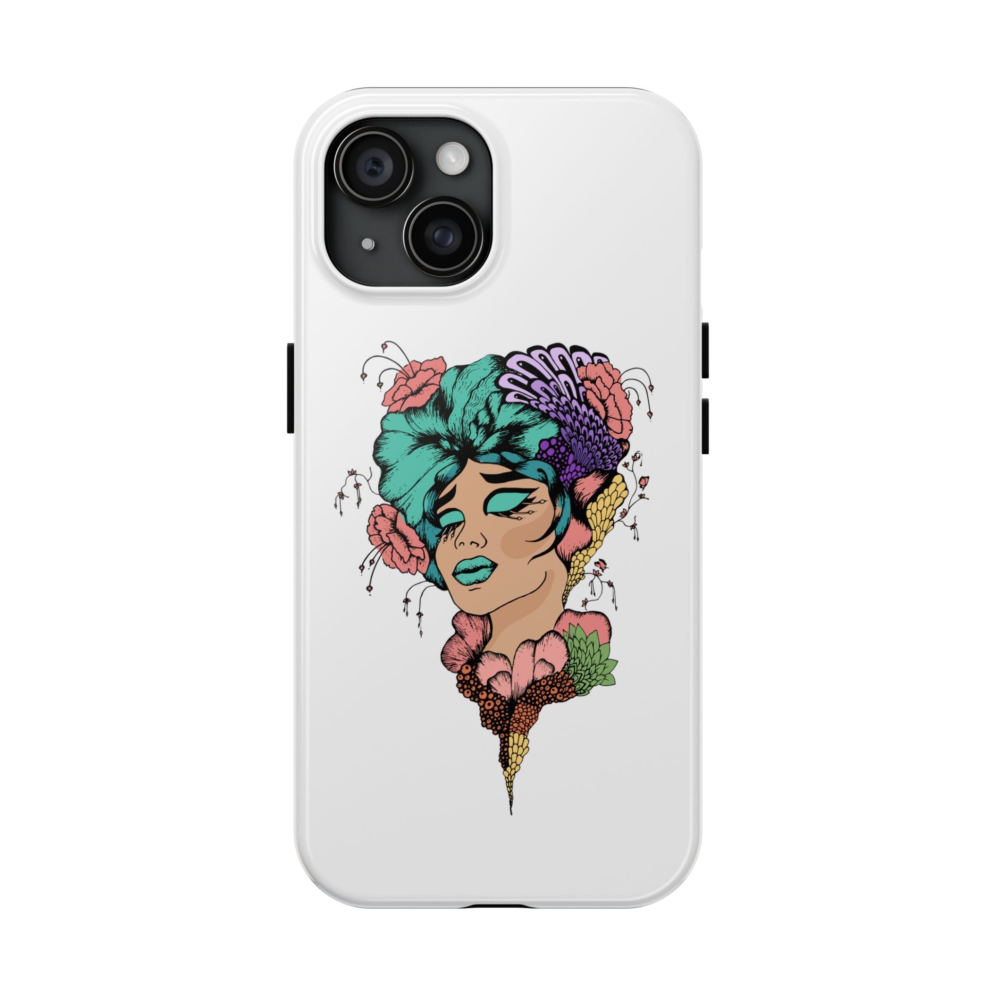 Vibrant Floral Phone Case - Tough Protection, Colorful Design, Gifts for Her, Unique Phone Accessories, Art Lovers, Birthday Present