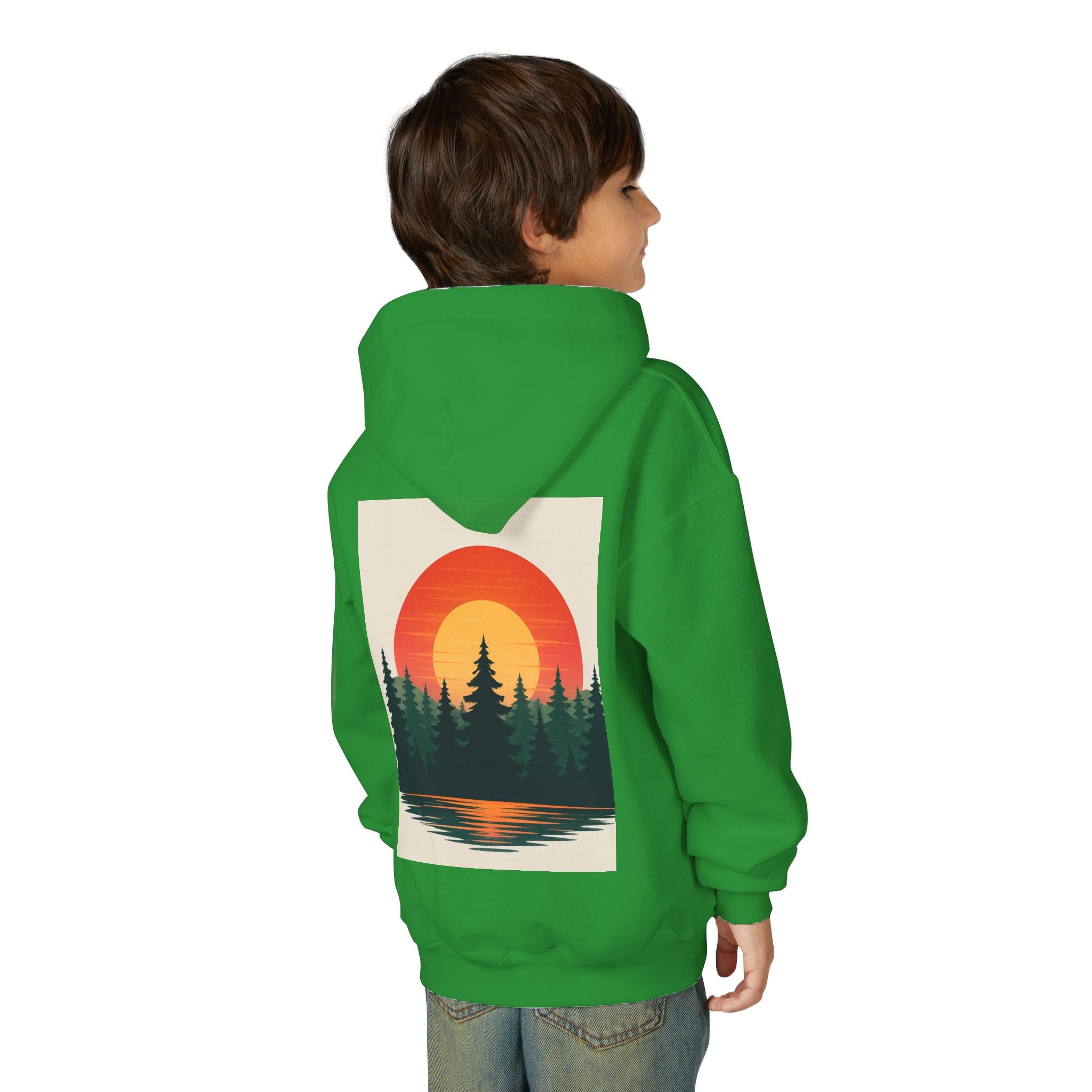 Inspirational Youth Hoodie with 'God is in the Unseen' Design, Faith Apparel, Religious Gift, Cozy Sweatshirt, Perfect for Church Events