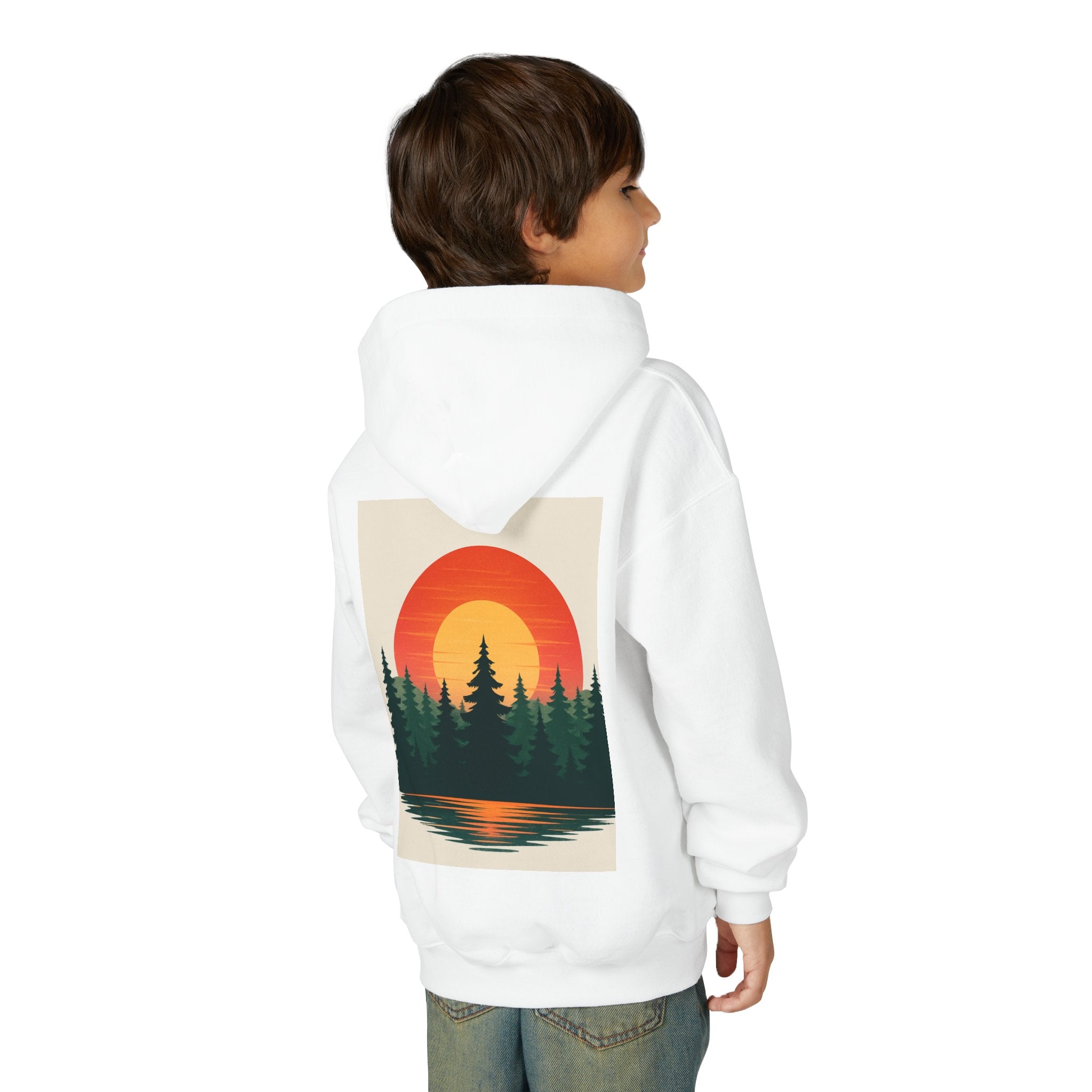 Inspirational Youth Hoodie with 'God is in the Unseen' Design, Faith Apparel, Religious Gift, Cozy Sweatshirt, Perfect for Church Events