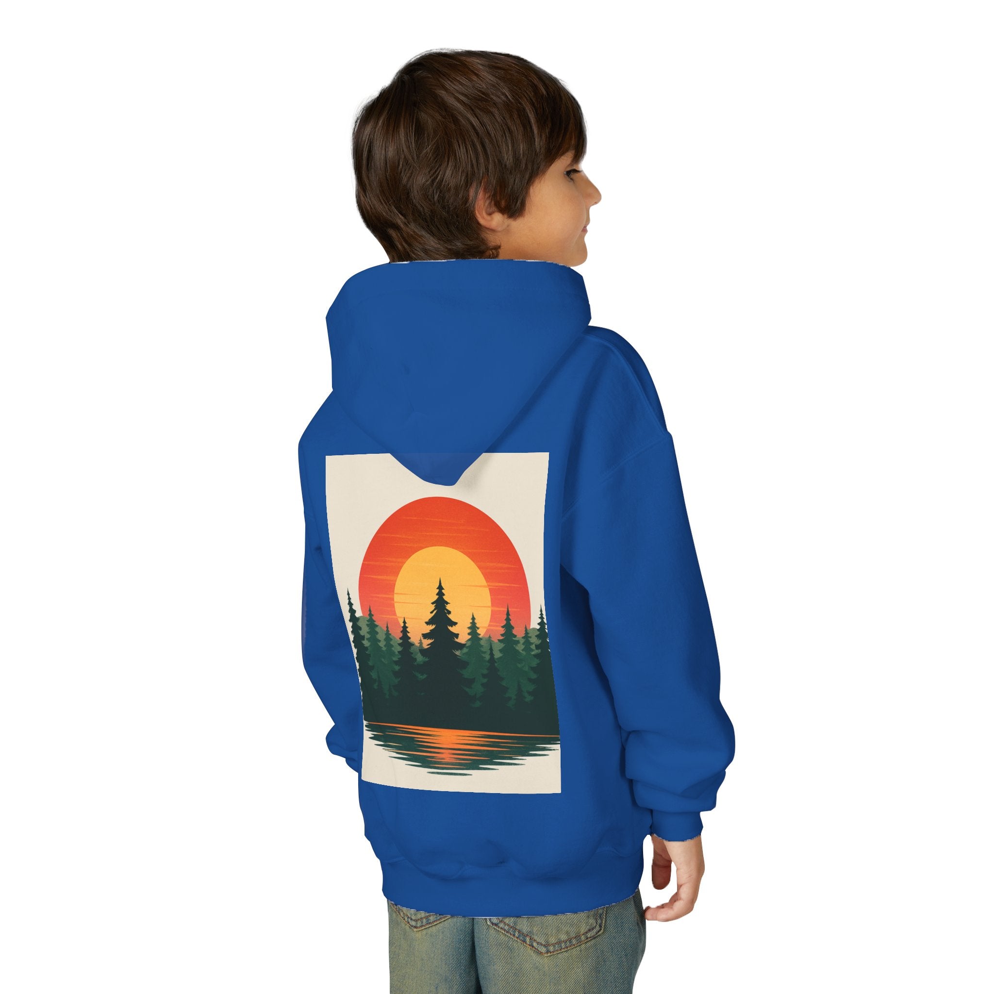 Inspirational Youth Hoodie with 'God is in the Unseen' Design, Faith Apparel, Religious Gift, Cozy Sweatshirt, Perfect for Church Events