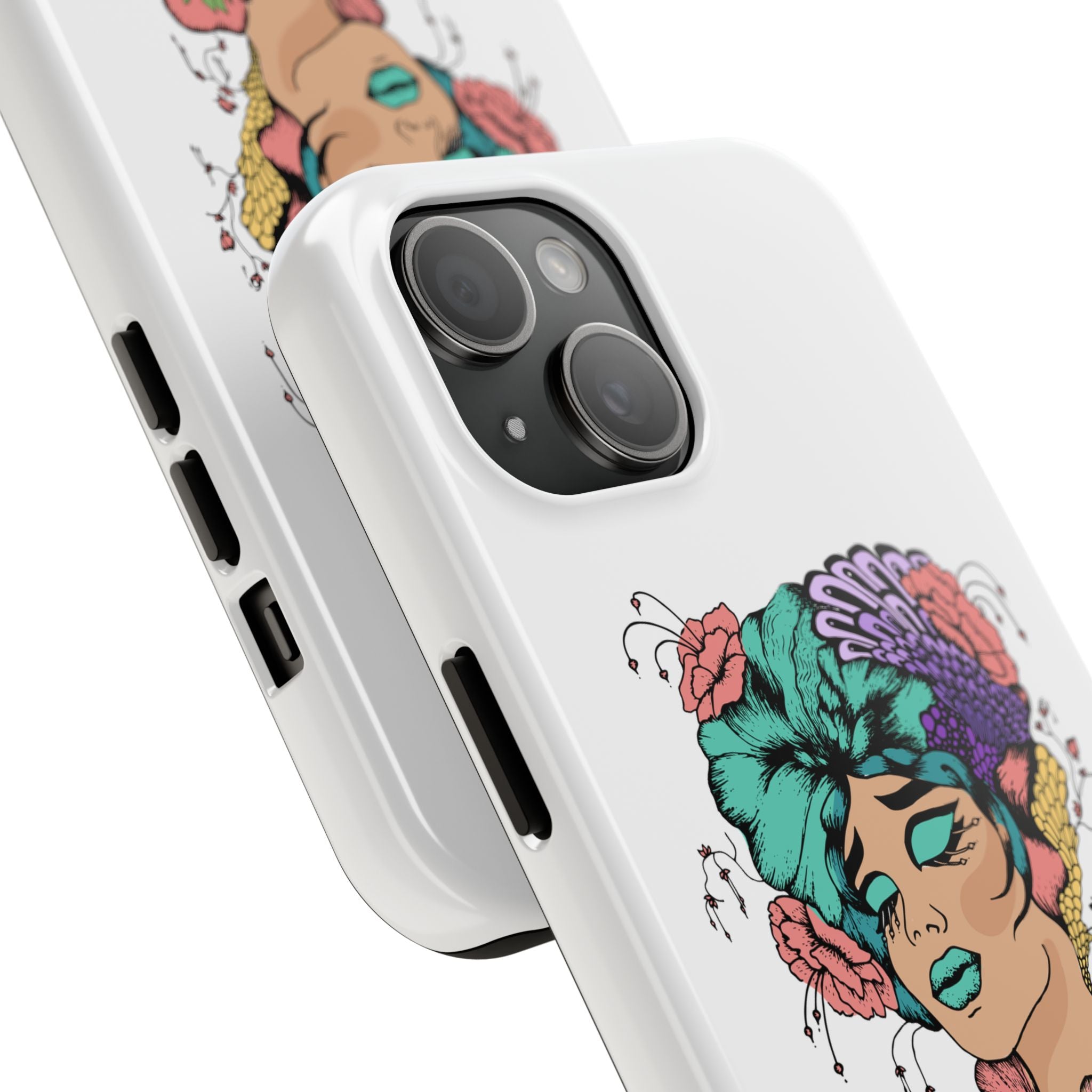 Vibrant Floral Phone Case - Tough Protection, Colorful Design, Gifts for Her, Unique Phone Accessories, Art Lovers, Birthday Present