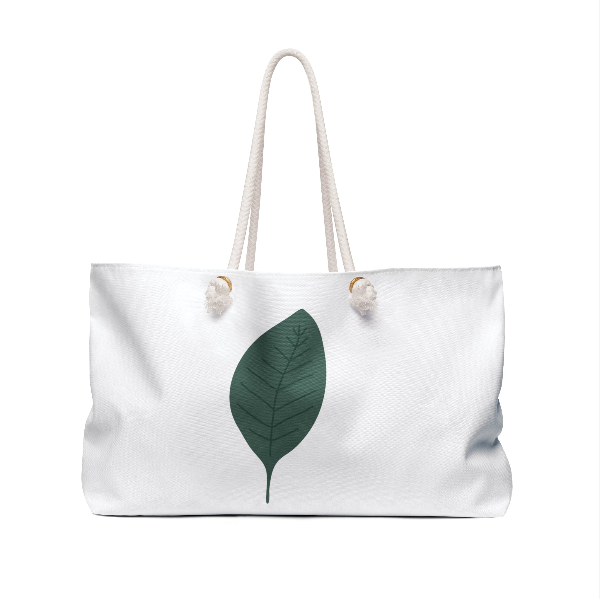 Eco-Friendly Weekender Bag - Keepin' It Green, Travel Tote, Sustainable Bag, Vacation Essentials, Beach Day