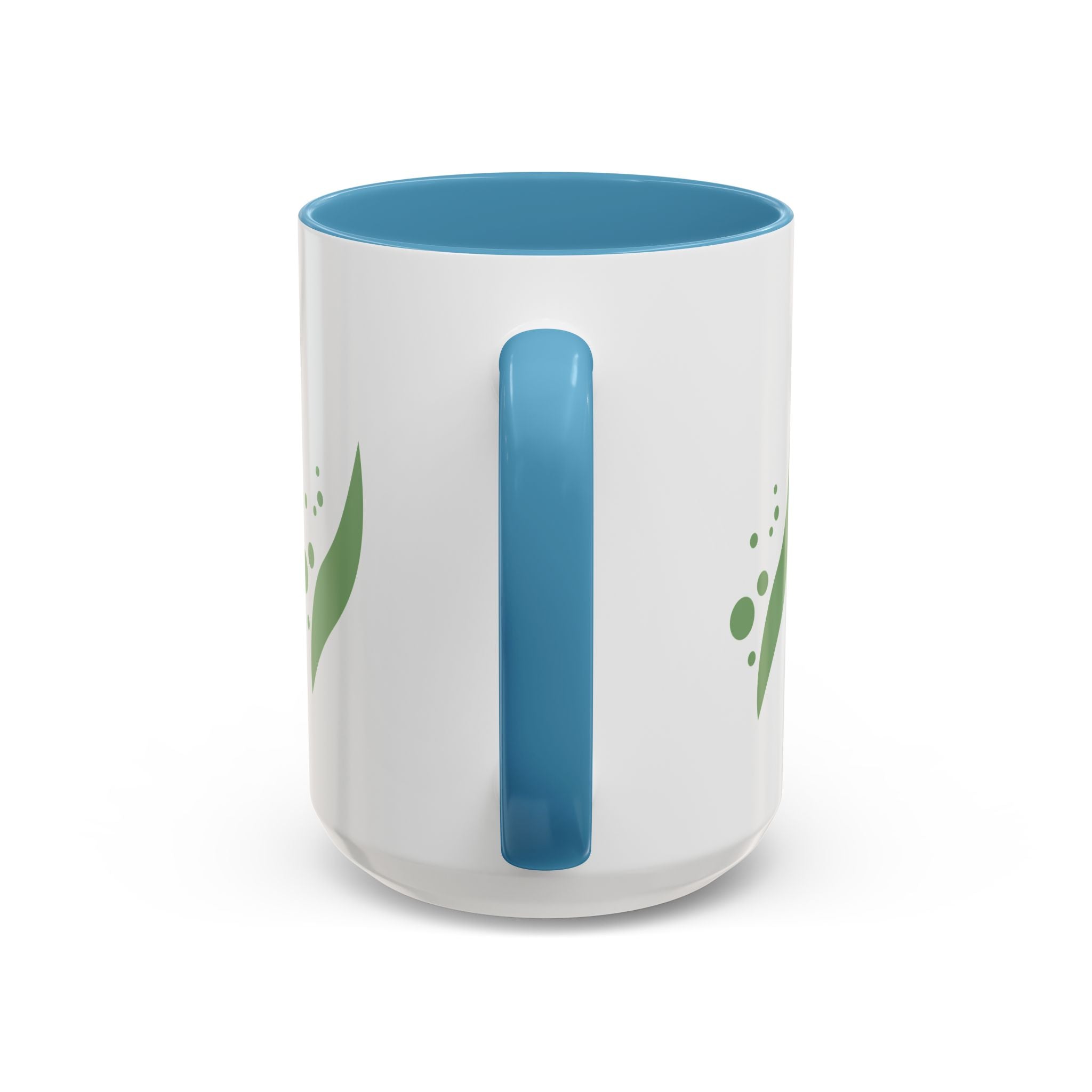 Greenery Accent Coffee Mug for Plant Lovers, Unique Tea Mug, Housewarming Gift, Eco-Friendly Mug, Garden Themed Kitchen Decor