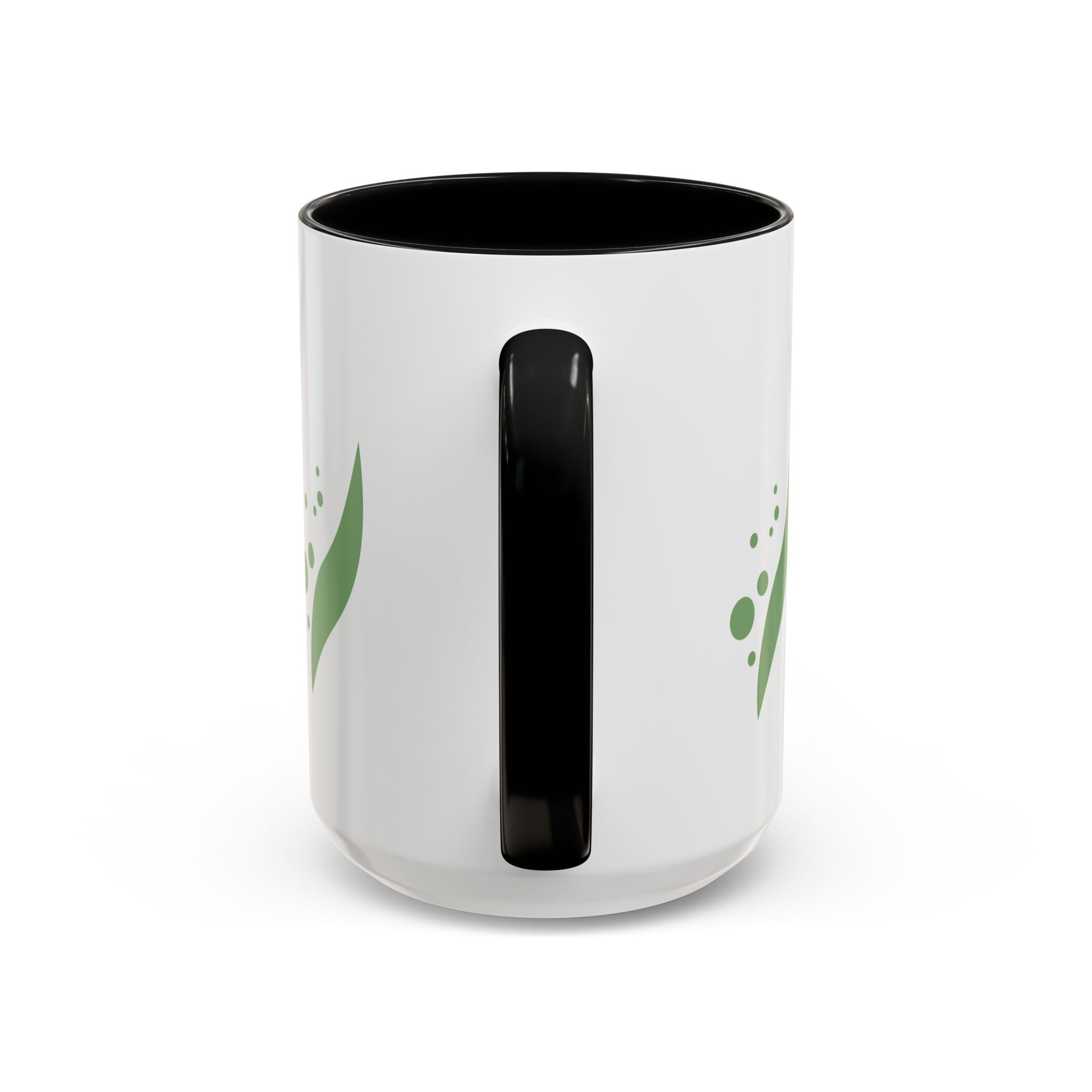 Greenery Accent Coffee Mug for Plant Lovers, Unique Tea Mug, Housewarming Gift, Eco-Friendly Mug, Garden Themed Kitchen Decor