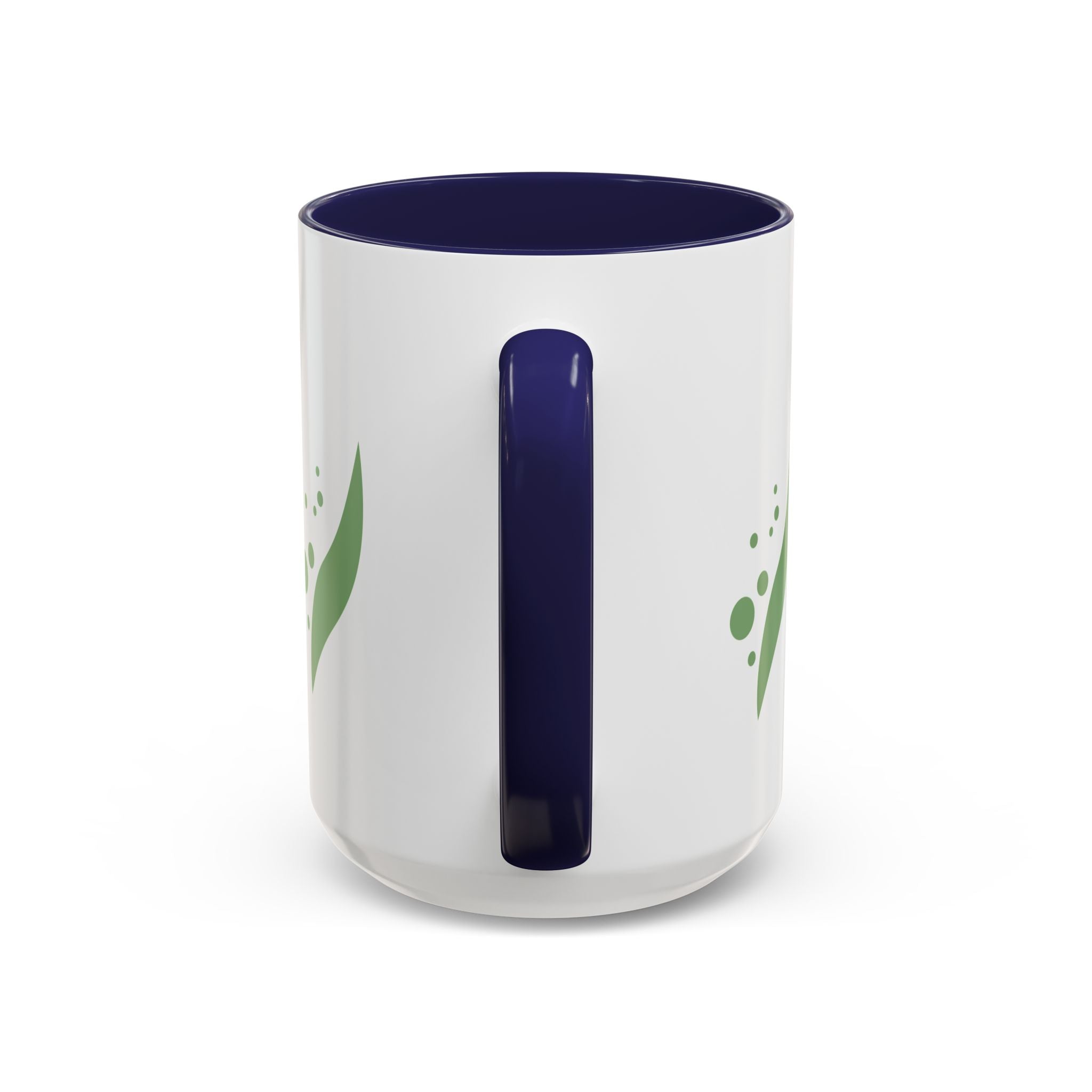 Greenery Accent Coffee Mug for Plant Lovers, Unique Tea Mug, Housewarming Gift, Eco-Friendly Mug, Garden Themed Kitchen Decor