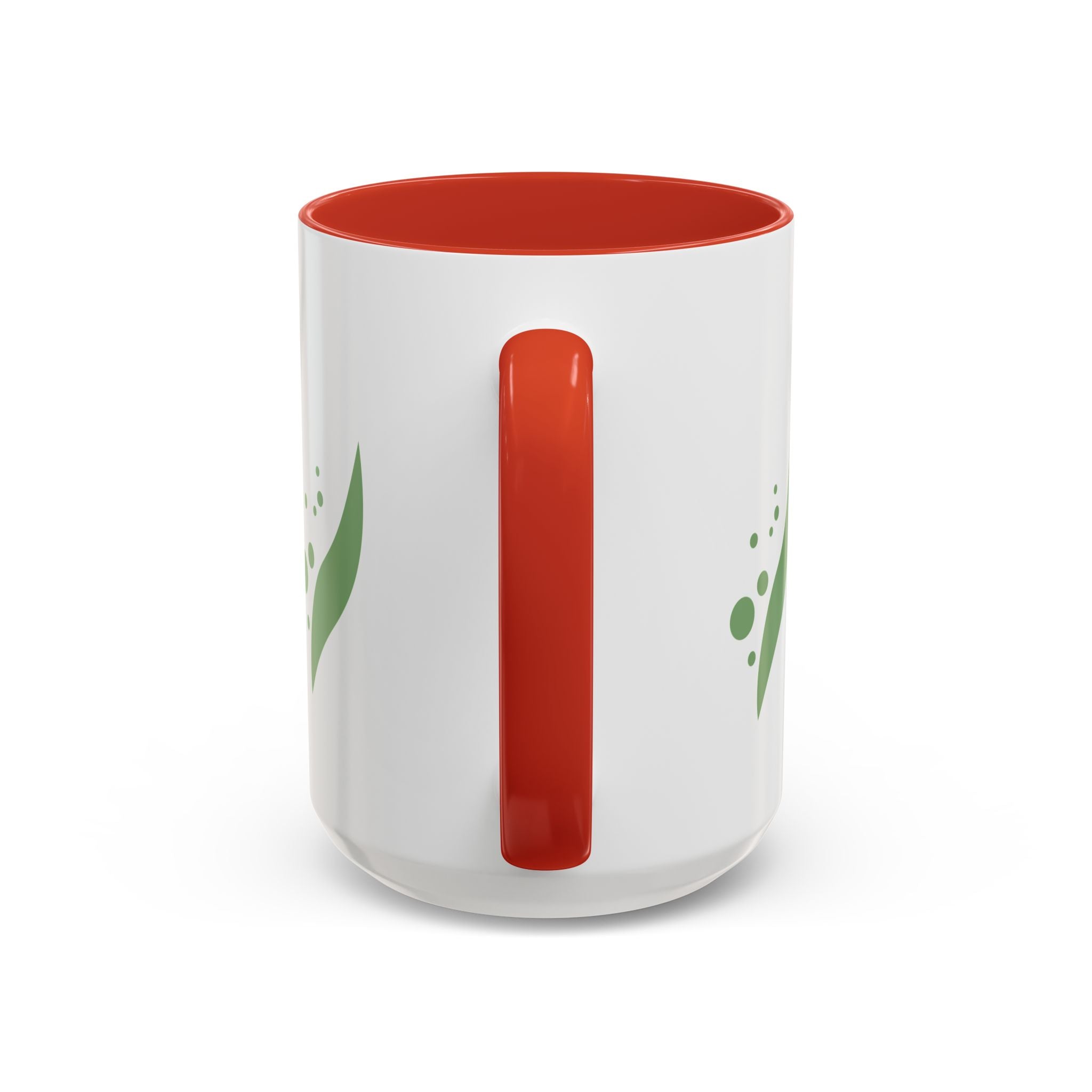 Greenery Accent Coffee Mug for Plant Lovers, Unique Tea Mug, Housewarming Gift, Eco-Friendly Mug, Garden Themed Kitchen Decor