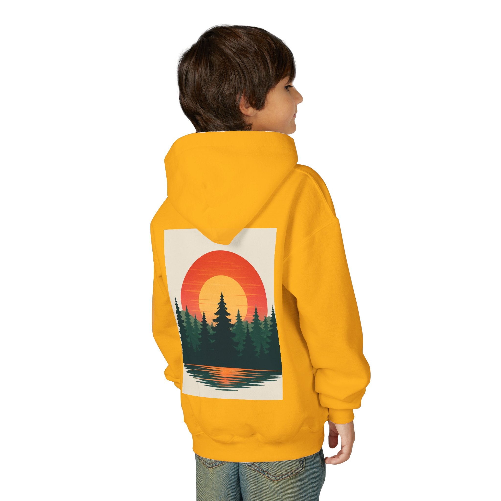 Inspirational Youth Hoodie with 'God is in the Unseen' Design, Faith Apparel, Religious Gift, Cozy Sweatshirt, Perfect for Church Events