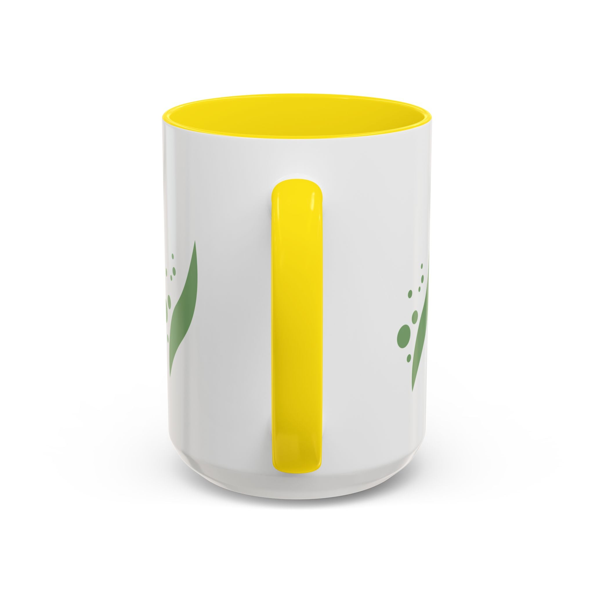 Greenery Accent Coffee Mug for Plant Lovers, Unique Tea Mug, Housewarming Gift, Eco-Friendly Mug, Garden Themed Kitchen Decor
